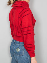 Laden Sie das Bild in den Galerie-Viewer, Pullover Rot Vintage