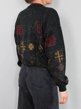 Laden Sie das Bild in den Galerie-Viewer, Pullover Schwarz Vintage