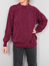 Laden Sie das Bild in den Galerie-Viewer, Pullover Seide Fuchsia