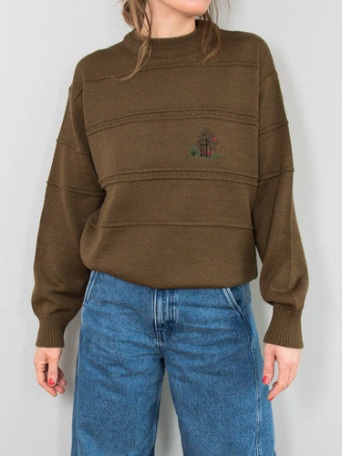 Pullover Vintage Braun