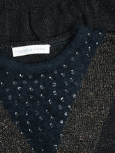 Laden Sie das Bild in den Galerie-Viewer, Pullover Schwarz Gold