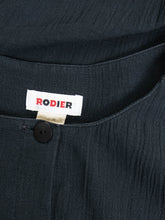 Laden Sie das Bild in den Galerie-Viewer, Rodier Kleid Schwarz Vintage