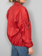 Laden Sie das Bild in den Galerie-Viewer, Lederjacke Rot