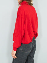 Laden Sie das Bild in den Galerie-Viewer, Roter Pullover Vintage