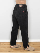 Laden Sie das Bild in den Galerie-Viewer, Schwarze Jeans Vintage