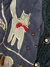 Laden Sie das Bild in den Galerie-Viewer, schwarze seidenjacke