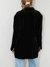 Laden Sie das Bild in den Galerie-Viewer, Samtblazer Vintage
