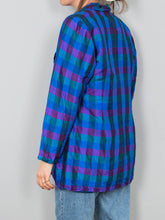 Laden Sie das Bild in den Galerie-Viewer, Seidenblazer Vintage