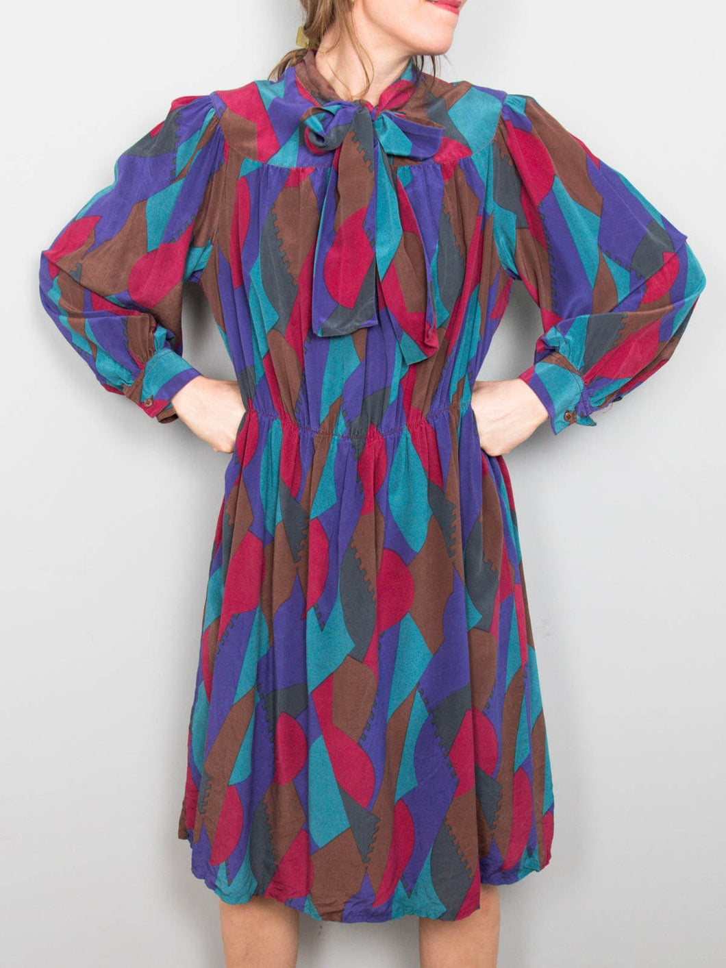 Seidenkleid Schluppe