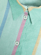 Laden Sie das Bild in den Galerie-Viewer, Streifenbluse Vintage