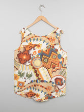 Laden Sie das Bild in den Galerie-Viewer, Top Seide Vintage