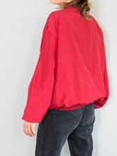 Laden Sie das Bild in den Galerie-Viewer, Seidenblouson Rot