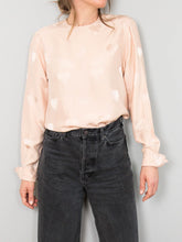 Laden Sie das Bild in den Galerie-Viewer, Vintage Bluse Seide