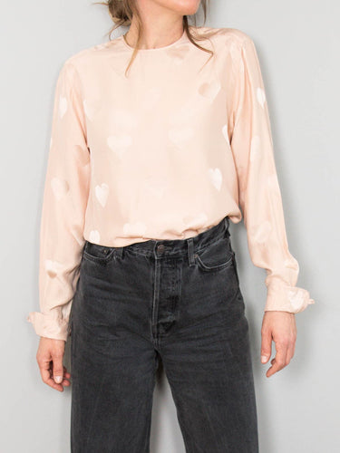 Vintage Bluse Seide