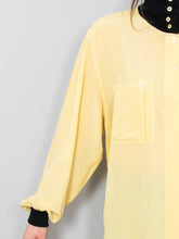 Laden Sie das Bild in den Galerie-Viewer,  Vintage Blusen Gelb