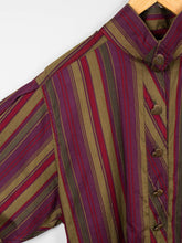 Laden Sie das Bild in den Galerie-Viewer, Bluse Streifen Herzknöpfe