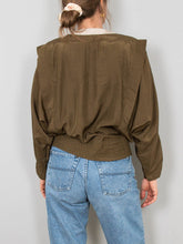 Laden Sie das Bild in den Galerie-Viewer, Vintage Jacke Khaki