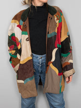 Laden Sie das Bild in den Galerie-Viewer, Vintage Jacke ausgefallen