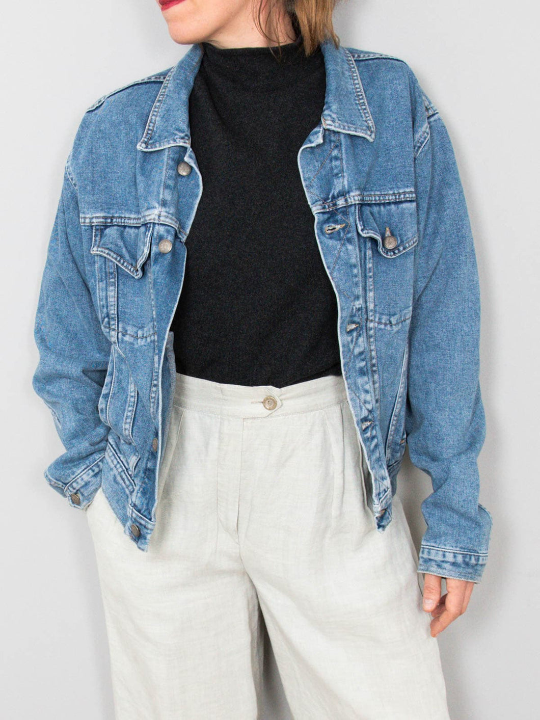 Vintage Jeansjacke Oversize