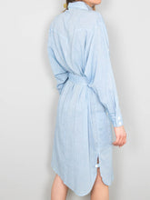 Laden Sie das Bild in den Galerie-Viewer, Vintage Kleid Blau