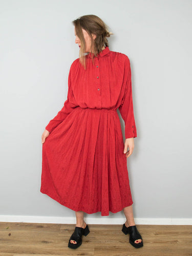 Vintage Kleid Rot