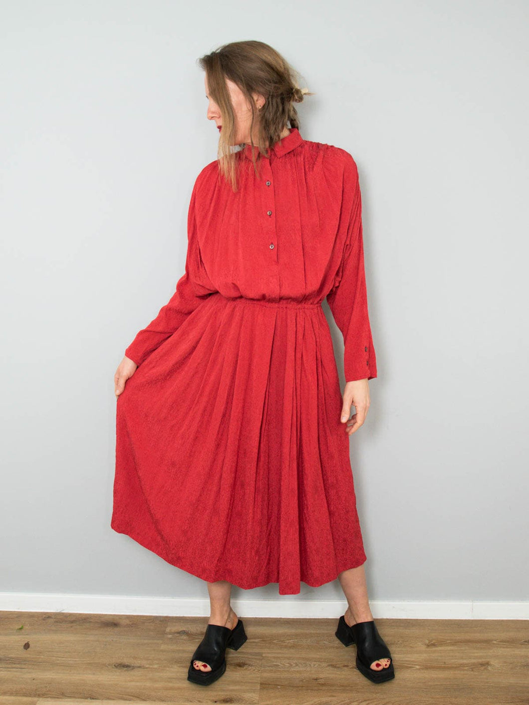 Vintage Kleid Rot
