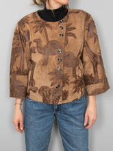 Laden Sie das Bild in den Galerie-Viewer, Vintage Lederjacke Cropped