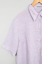 Laden Sie das Bild in den Galerie-Viewer, Vintage Leinenbluse