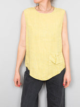 Laden Sie das Bild in den Galerie-Viewer, Vintage Leinentop