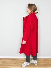 Laden Sie das Bild in den Galerie-Viewer, Vintage Mantel Rot