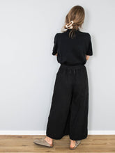 Laden Sie das Bild in den Galerie-Viewer, Vintage Marlenehose Leinen