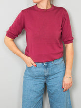 Laden Sie das Bild in den Galerie-Viewer, Oberteil Wolle Fuchsia