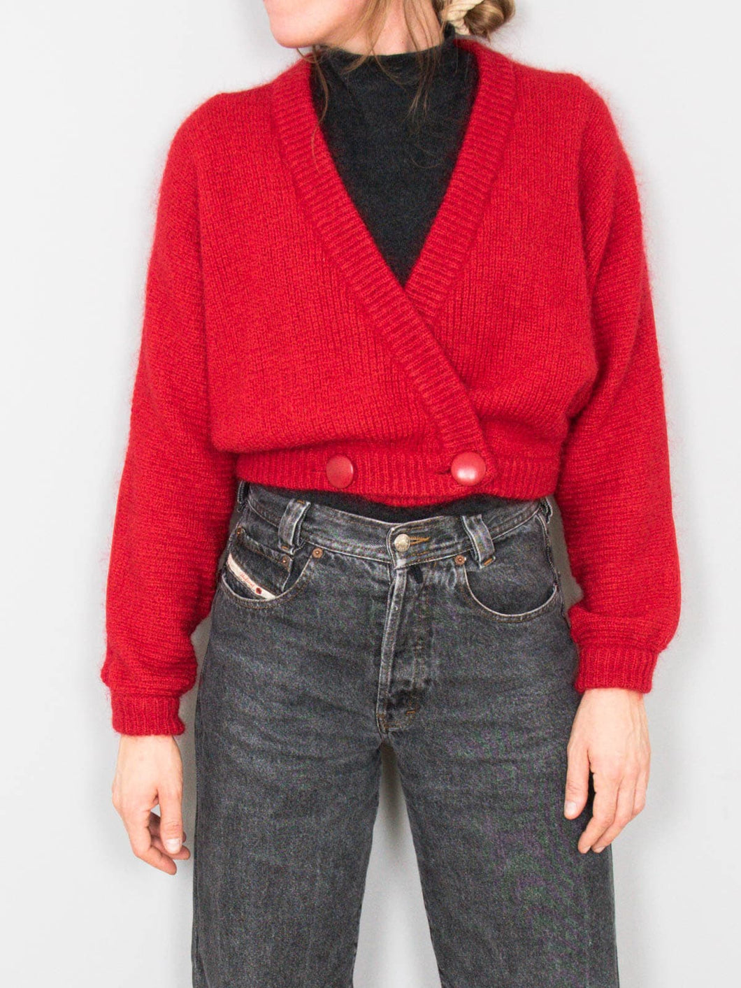 Vintage Cropped Cardigan
