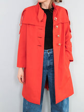 Laden Sie das Bild in den Galerie-Viewer, 70´s Mantel Rot