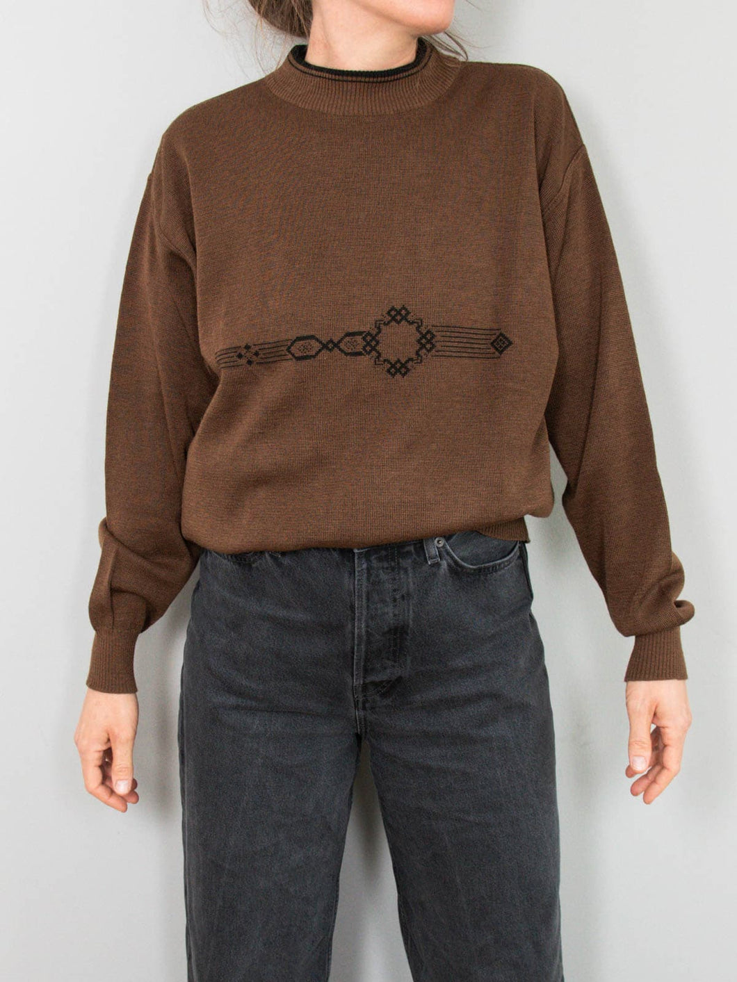 Vintage Pullover Braun