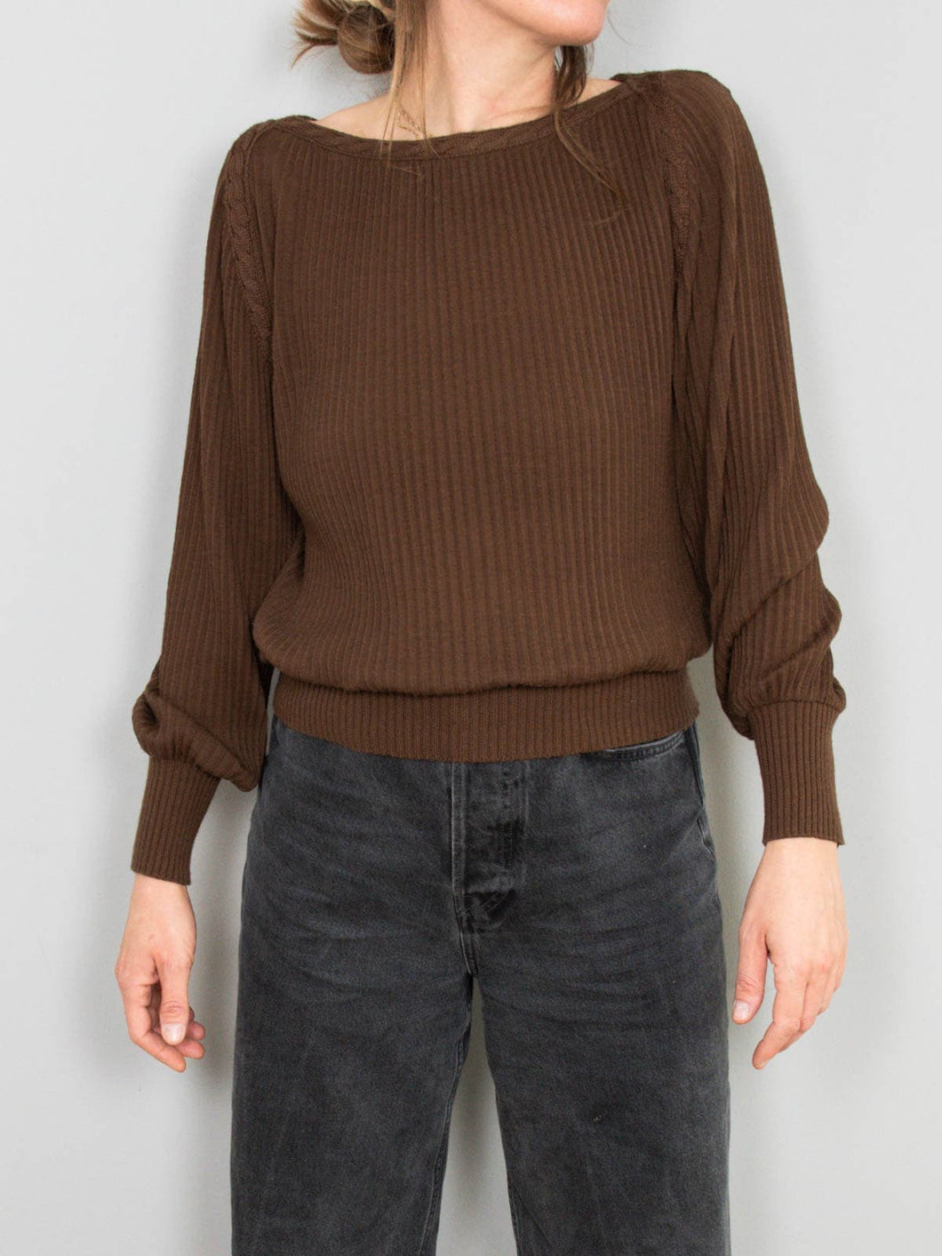 Vintage Pullover Braun