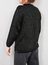 Laden Sie das Bild in den Galerie-Viewer, Pullover Glitter Schwarz