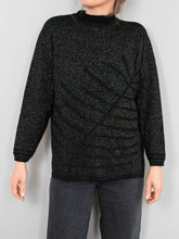 Laden Sie das Bild in den Galerie-Viewer, Vintage Pullover Schwarz