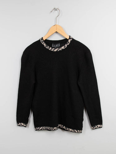 Vintage Pullover Schwarz