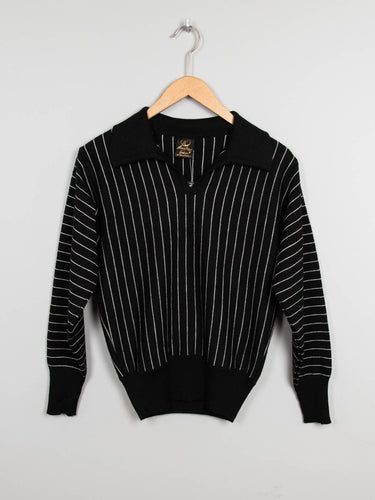 Vintage Pullover Schwarz