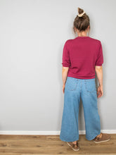 Laden Sie das Bild in den Galerie-Viewer, Oberteil Wolle Fuchsia
