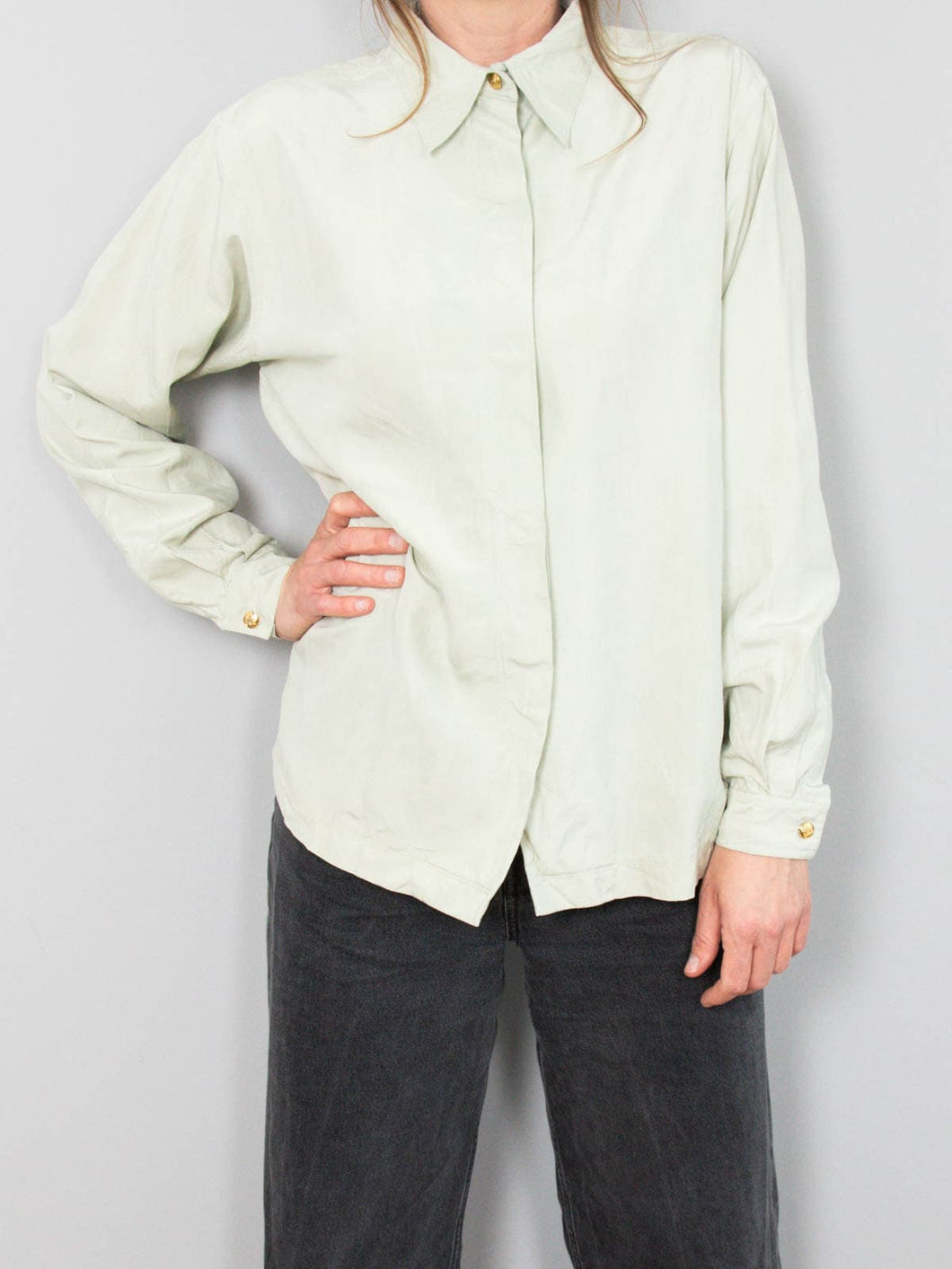 Vintage Seidenblusen