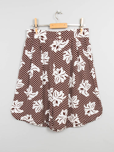 Shorts Punkte Blumen