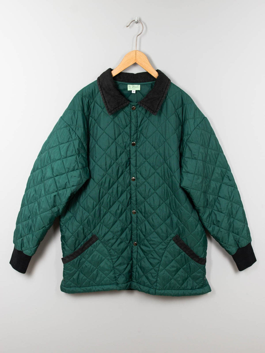 Vintage Steppjacke Gruen