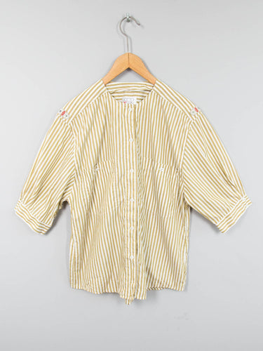 Vintage Streifenbluse