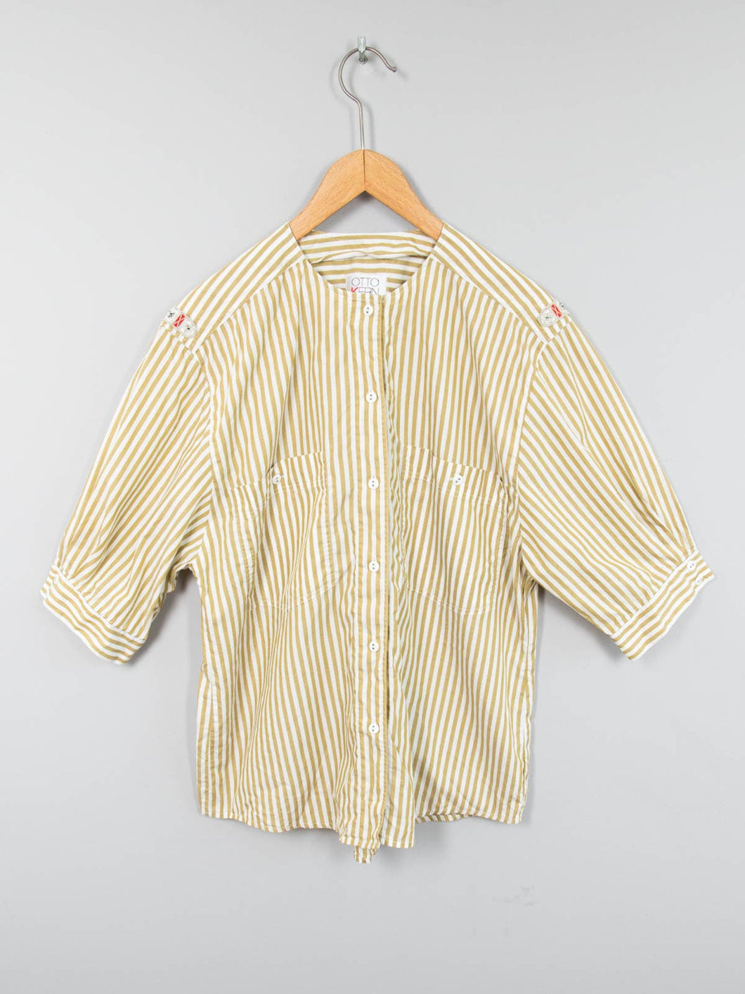 Vintage Streifenbluse