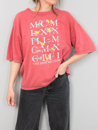 Vintage Tshirt Koralle