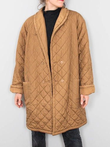 Vintage Wendemantel Beige