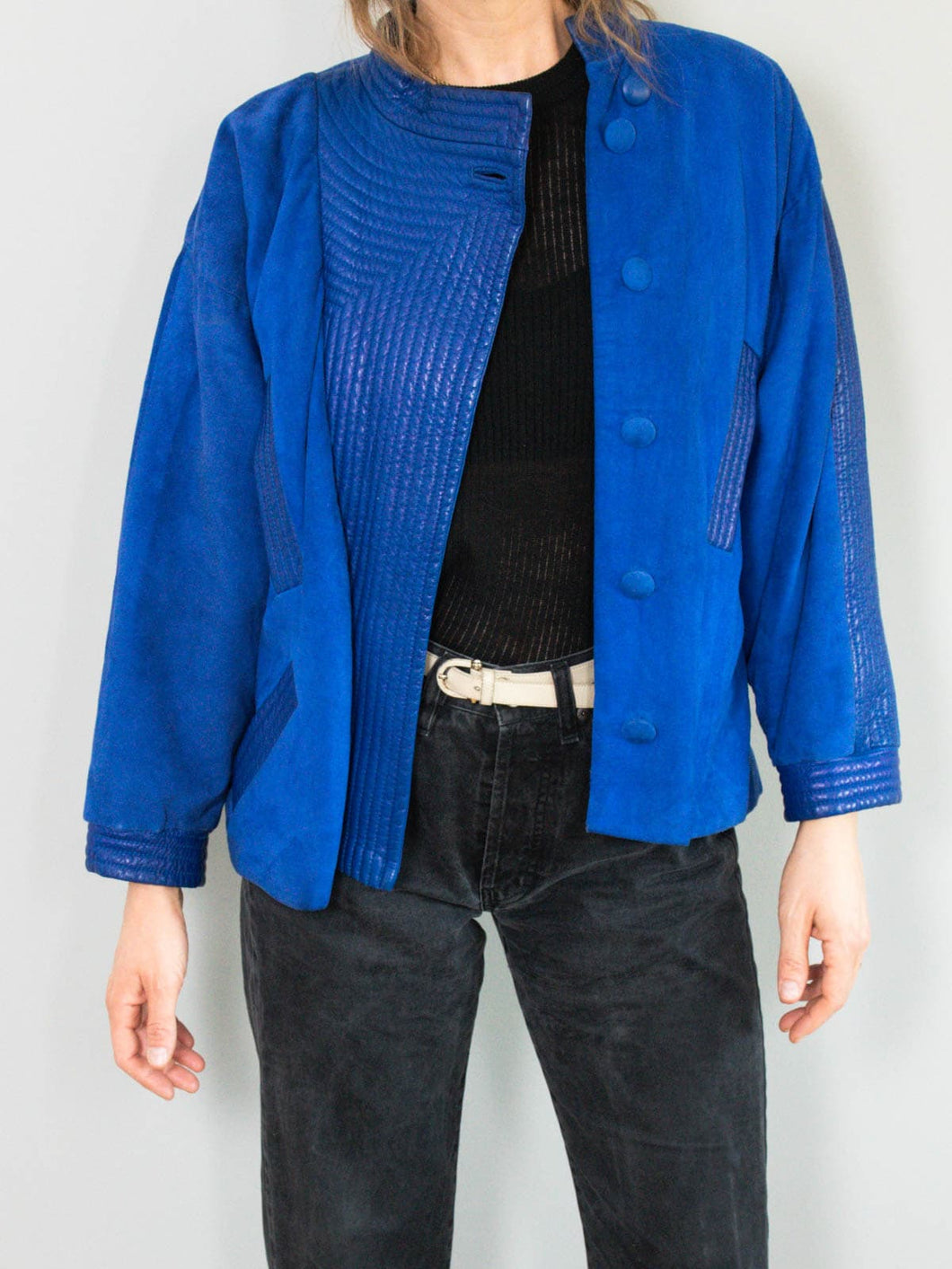 Vintage Wildlederjacke