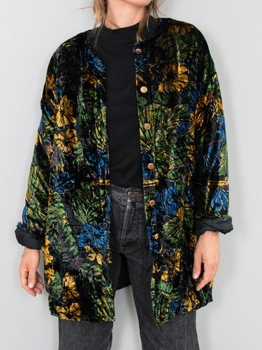 Vintage Bomberjacke Samt